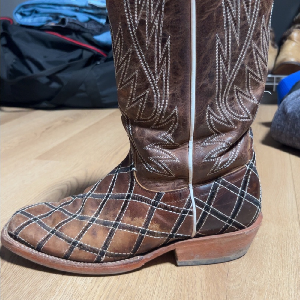 Men’s Horsepower square toe boots - Picture 2 of 9